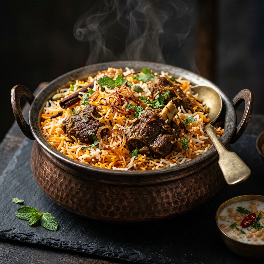 Mutton Dum Biryani